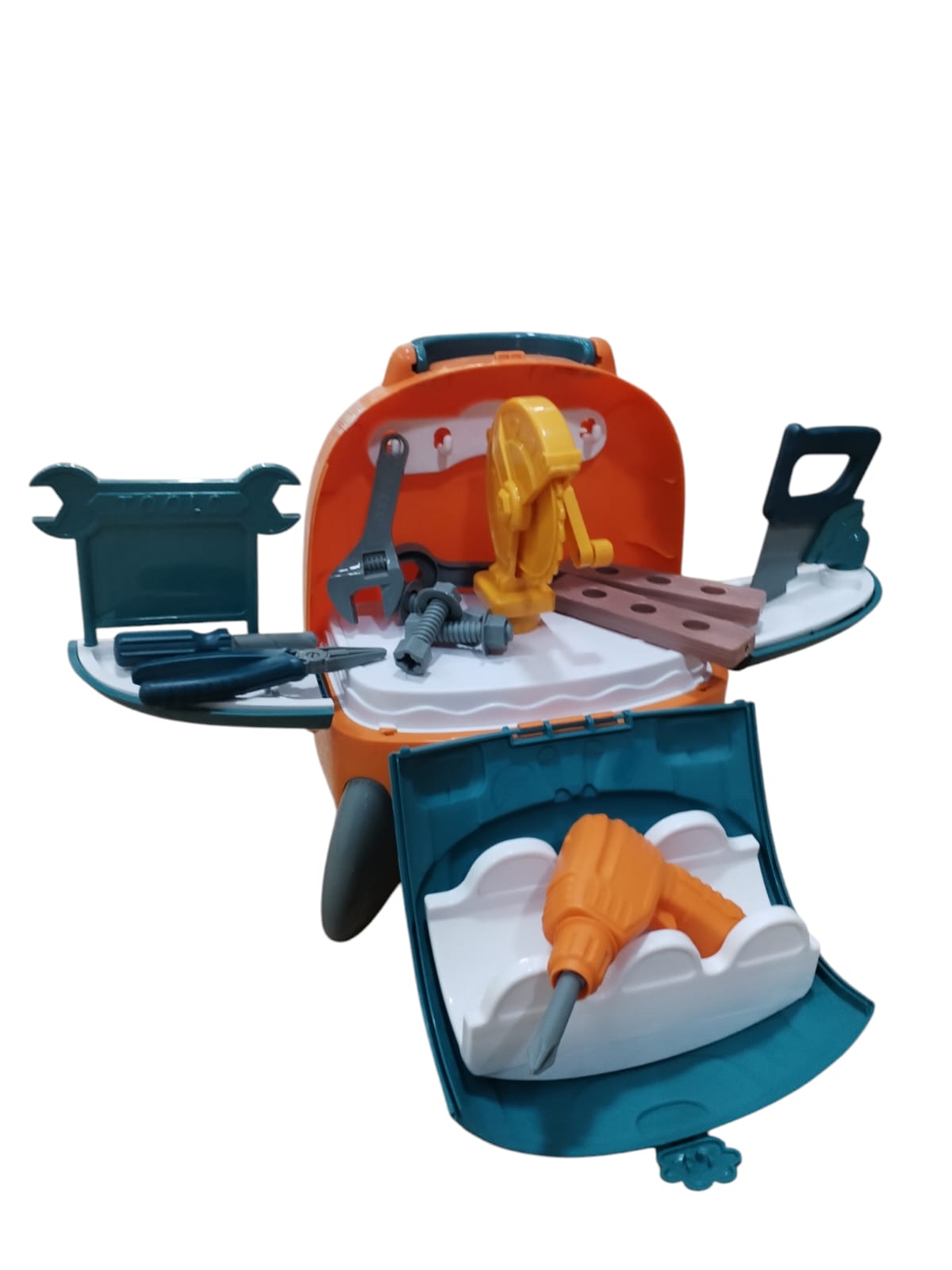 Maleta diseño herramientas azul